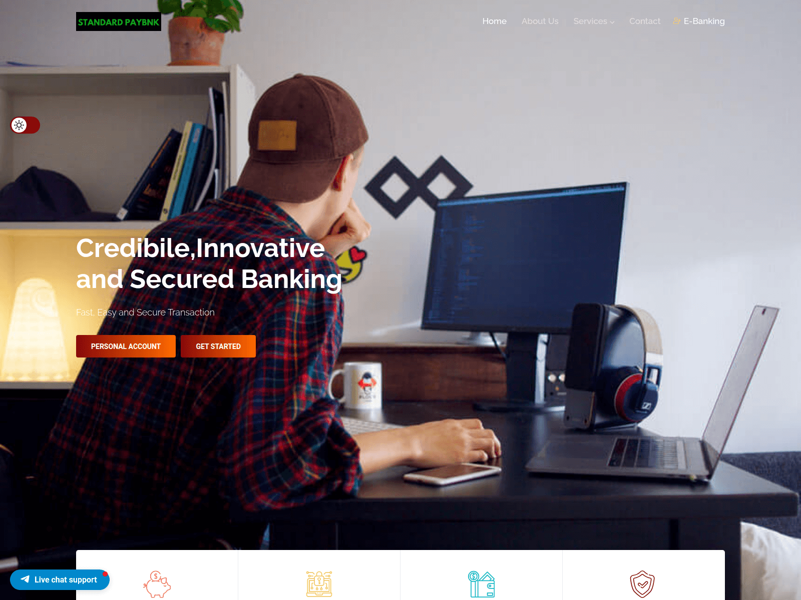Screenshot of standardpaybnk.xyz