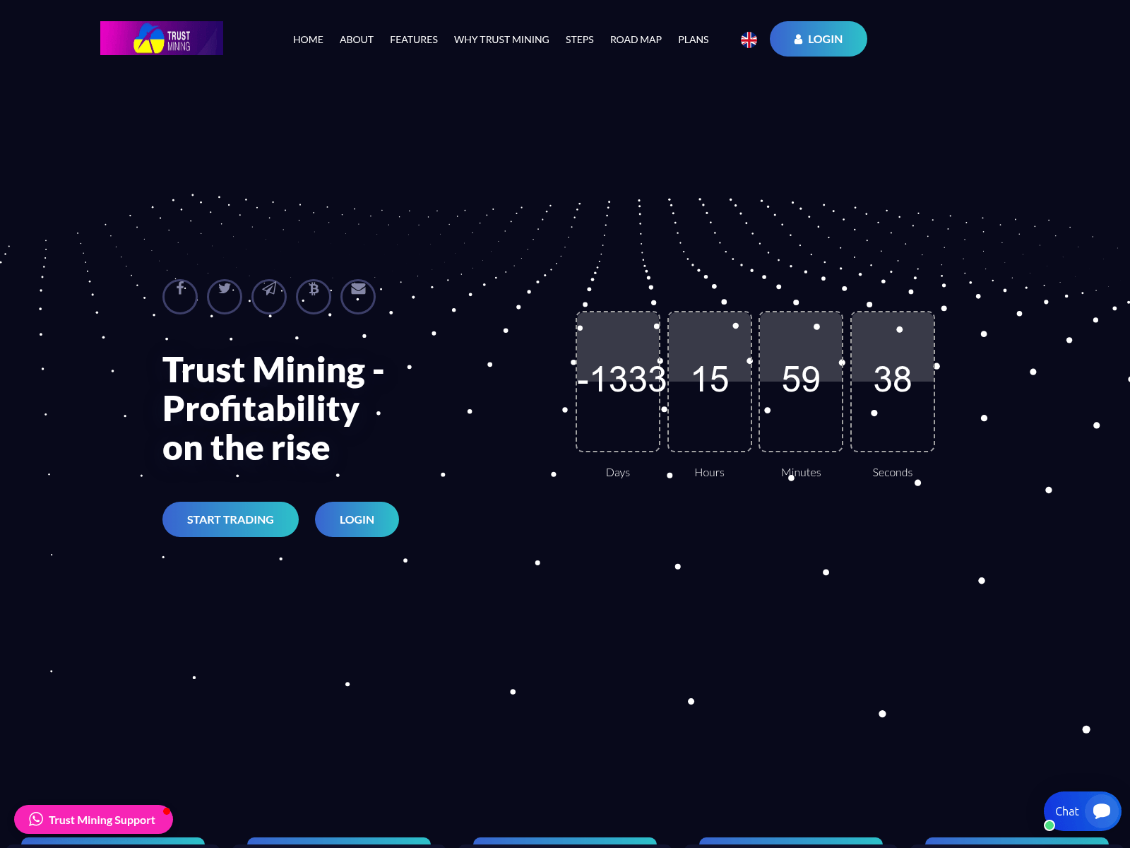 Screenshot of trusts-mining.com