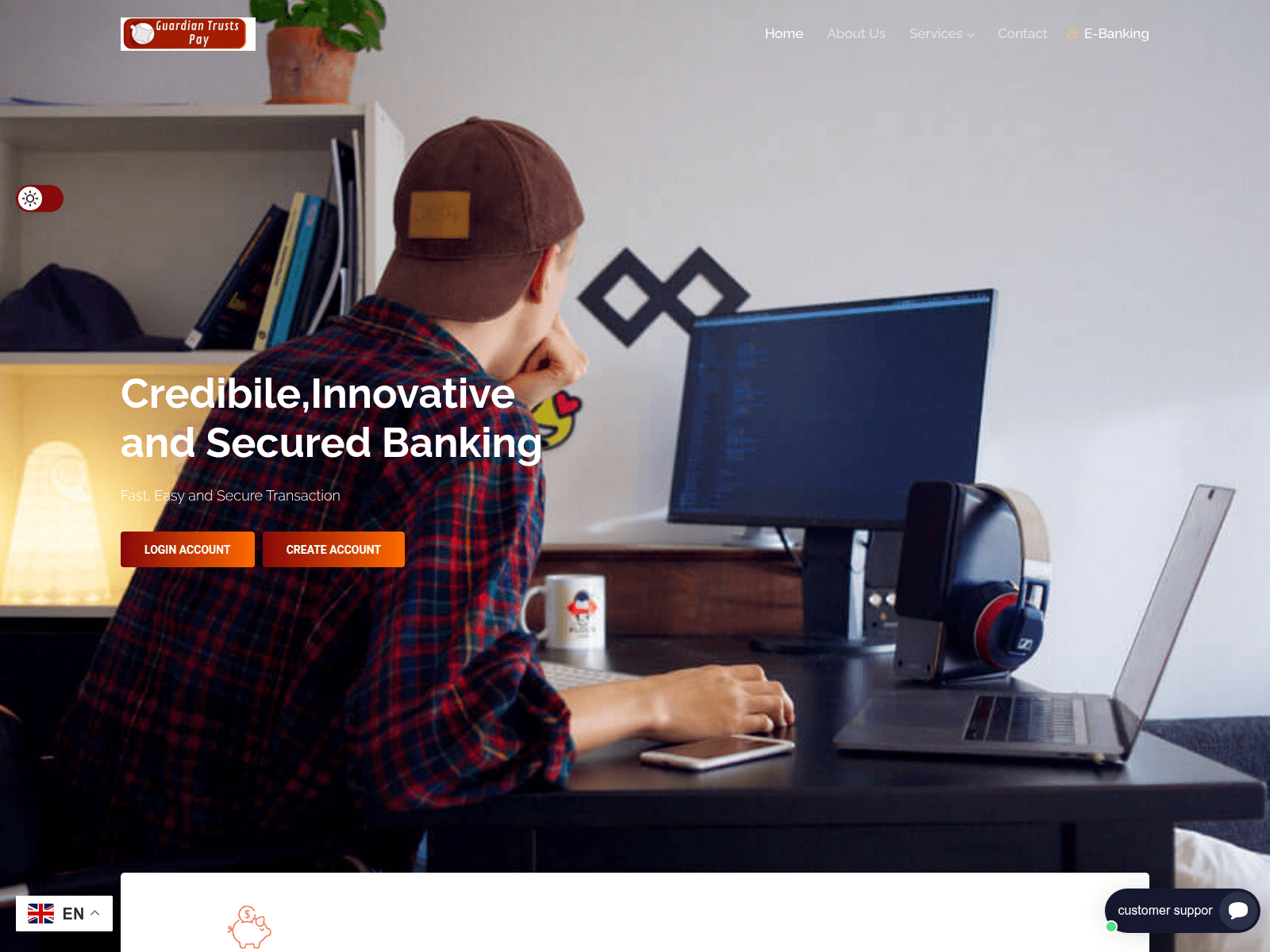 Screenshot of www.guardiantrustspay.org.affiliatemarketinglitepro.com