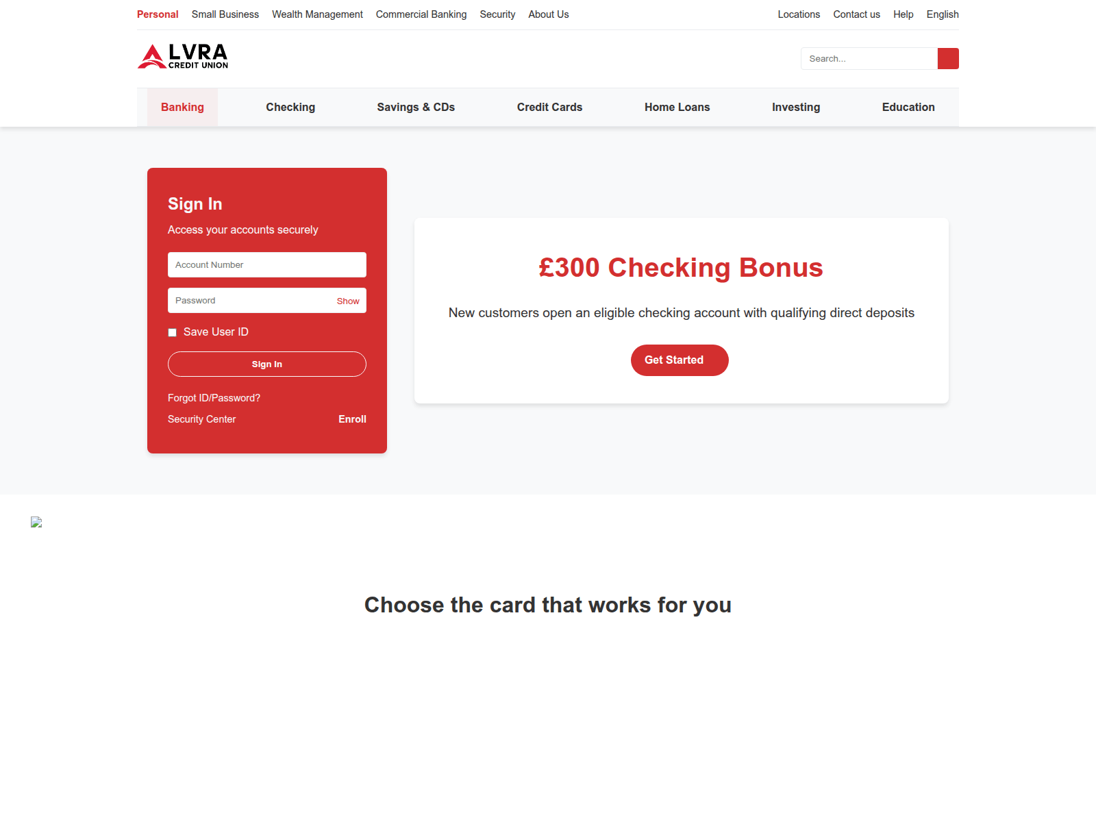 Screenshot of alvracreditunion.com.protrackcouriers.com