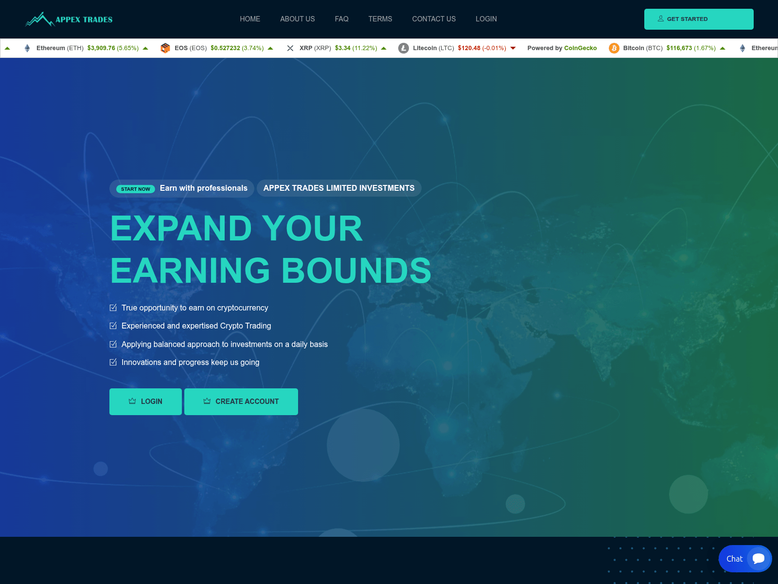 Screenshot of appextrades.org