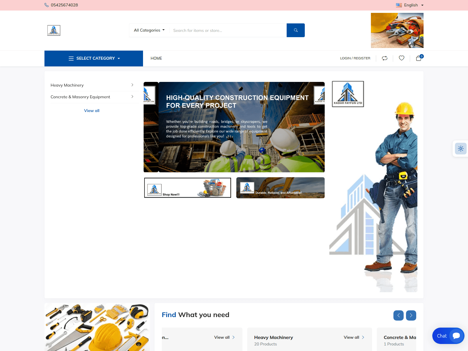 Screenshot of kadar-fayfunltd.com