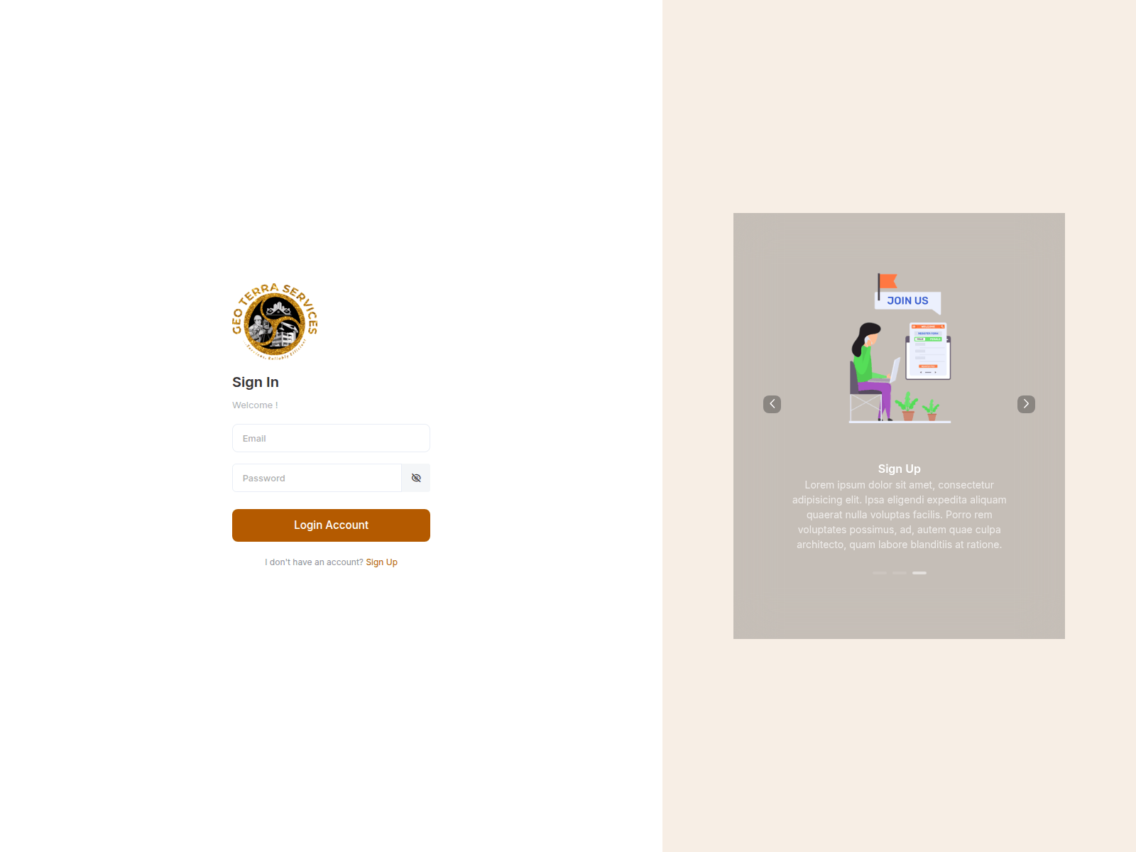 Screenshot of geoterraapp.com