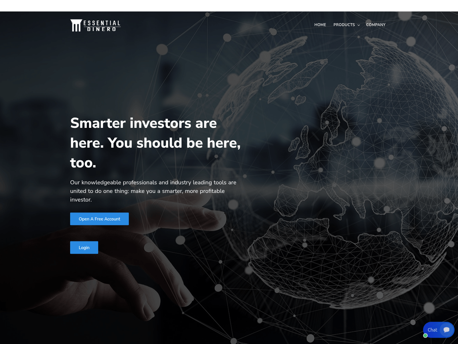 Screenshot of essential-dinero.live