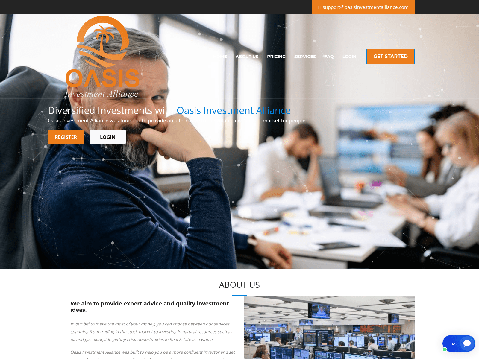 Screenshot of oasisinvestmentalliance.com