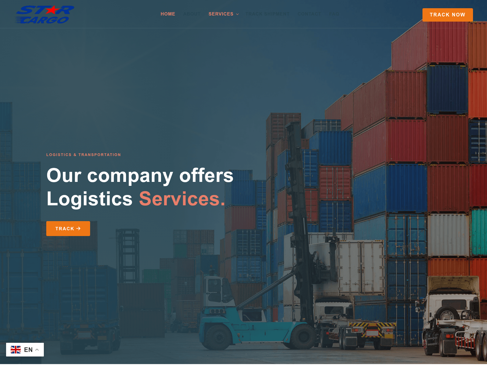 Screenshot of starcargoxpress.com