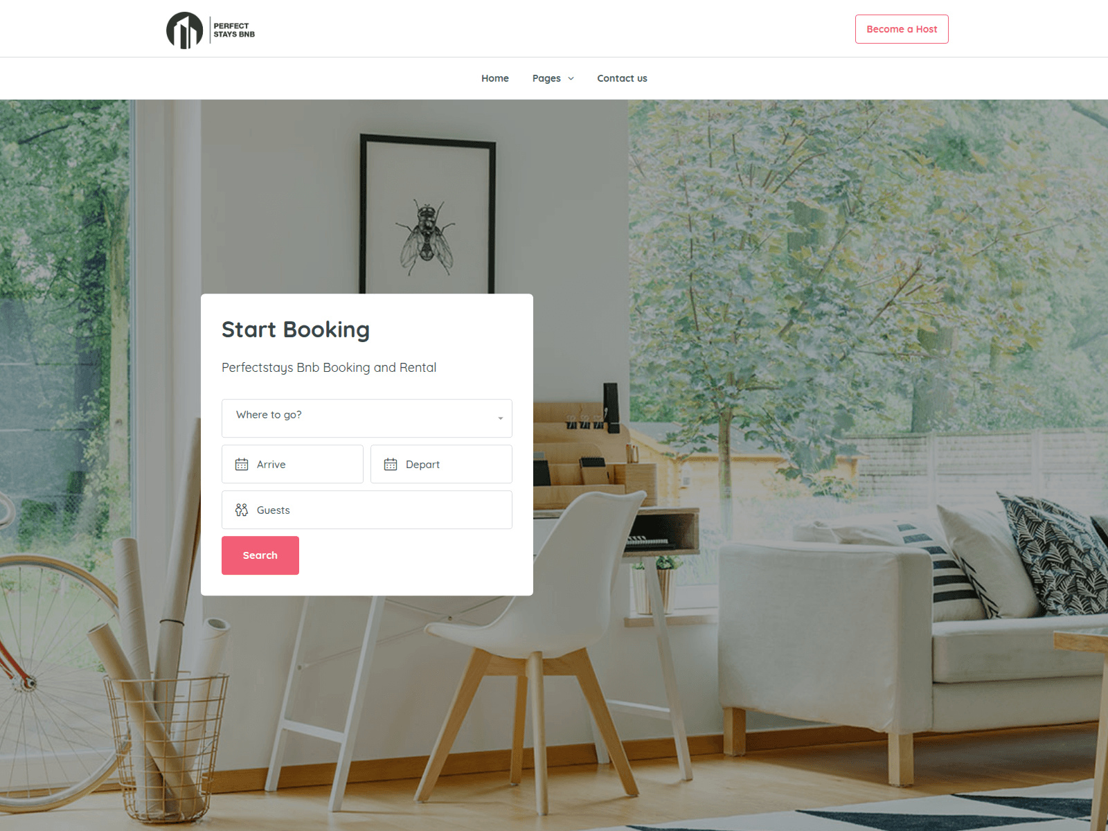 Screenshot of perfectstaysbnb.com