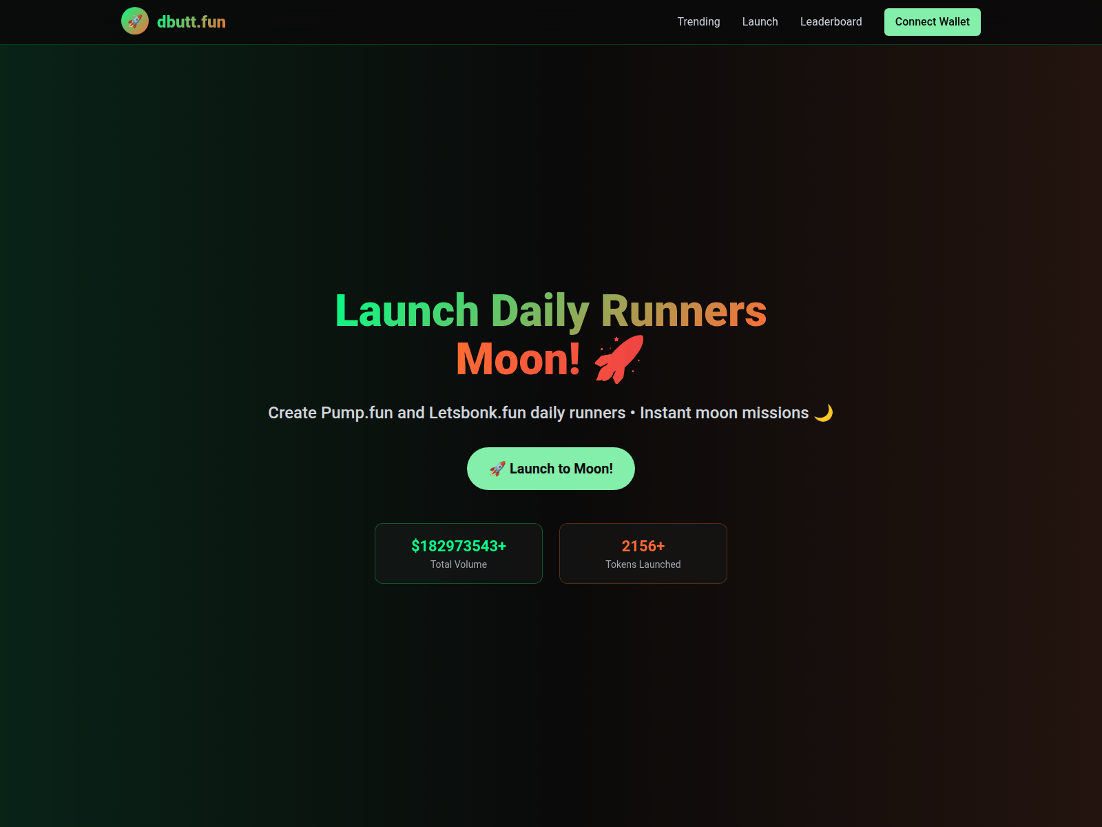 Screenshot of dbutt.fun