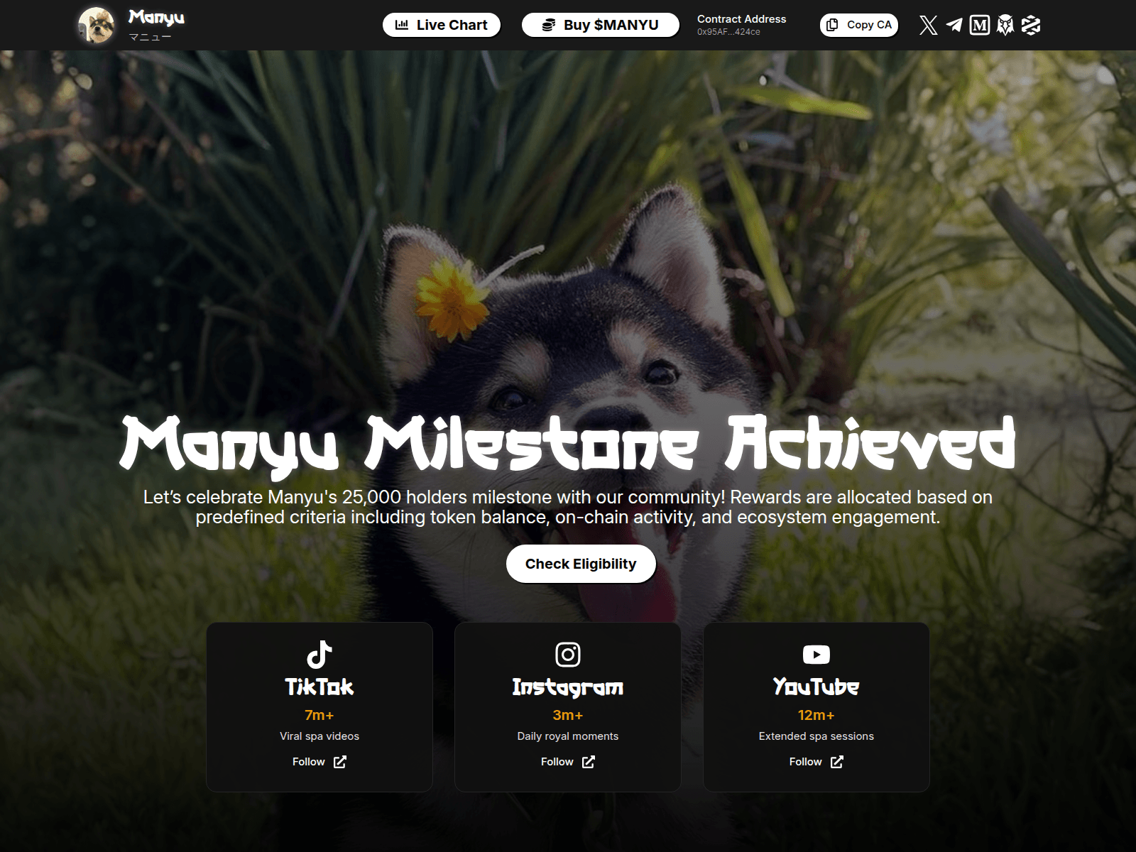 Screenshot of manyu-shiba.com