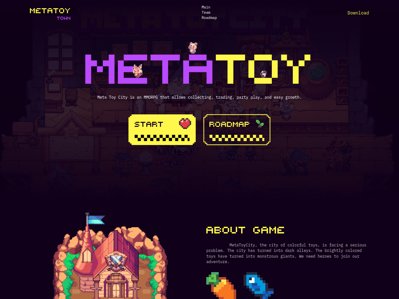 Screenshot of metatoy.io