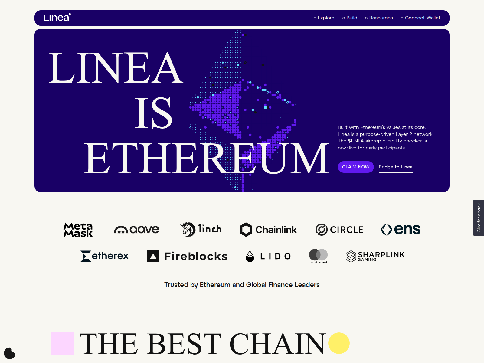 Screenshot of linea-build.net