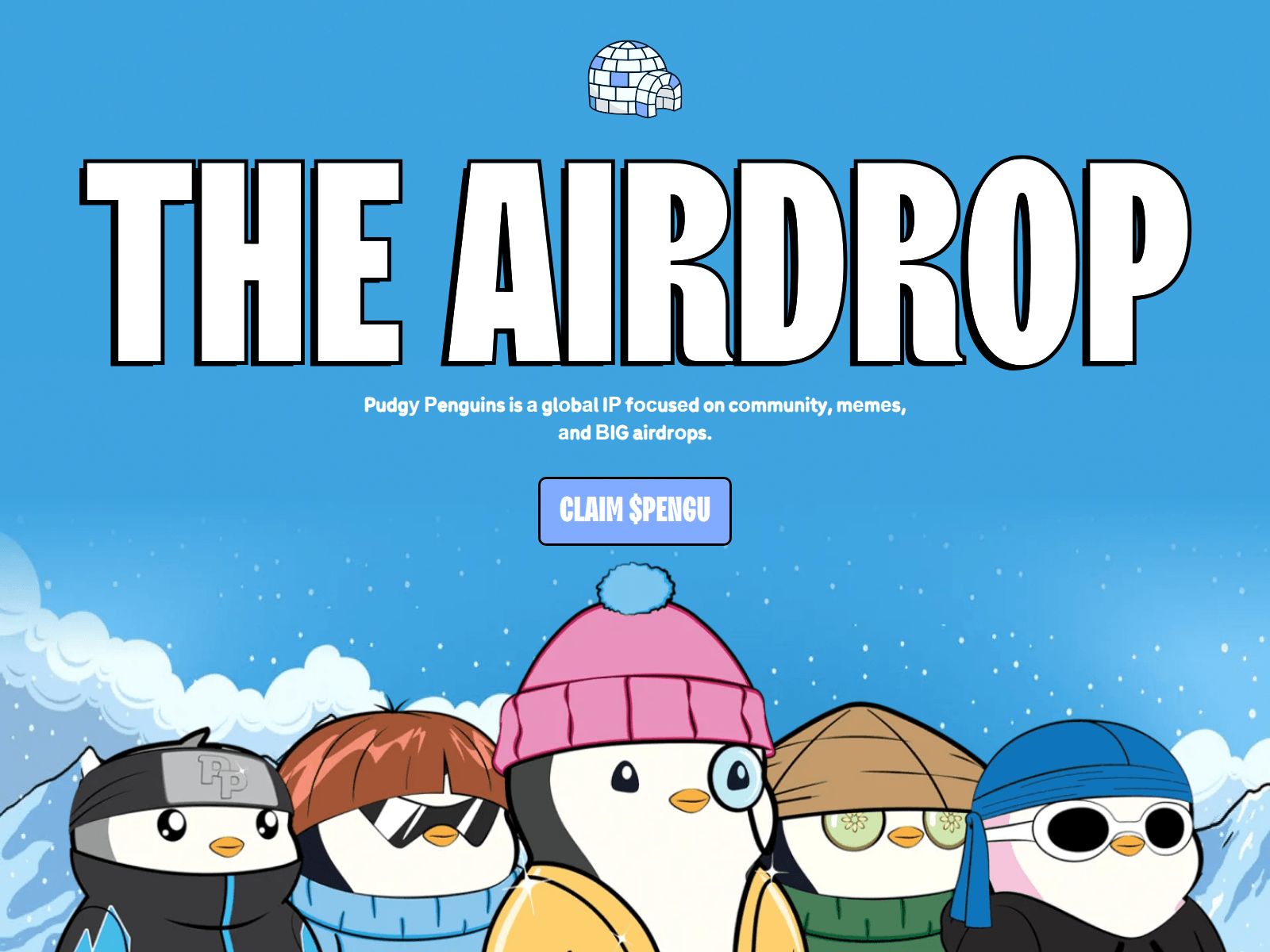 Screenshot of getpengu.fun