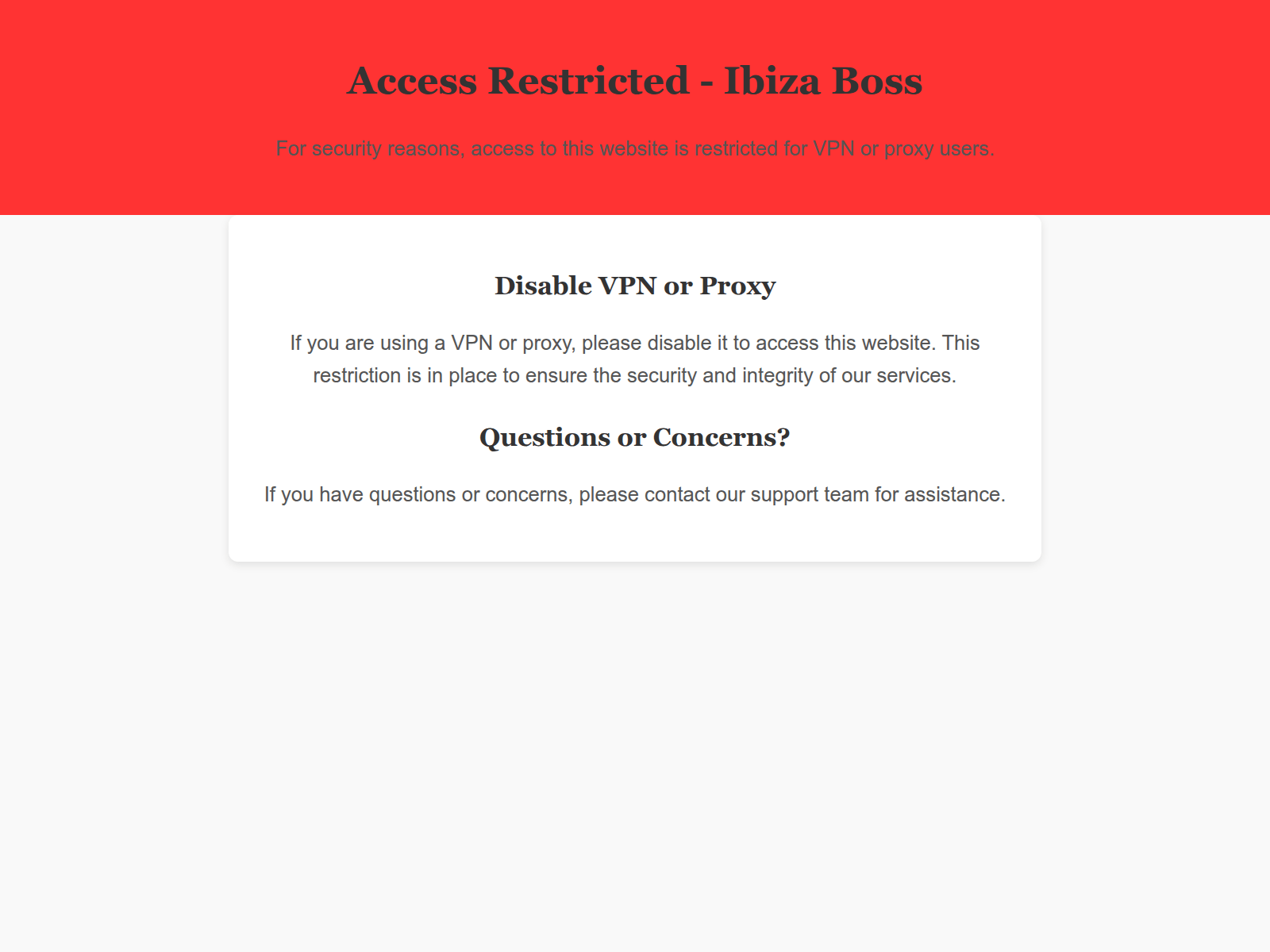 Screenshot of ibizaboss.net