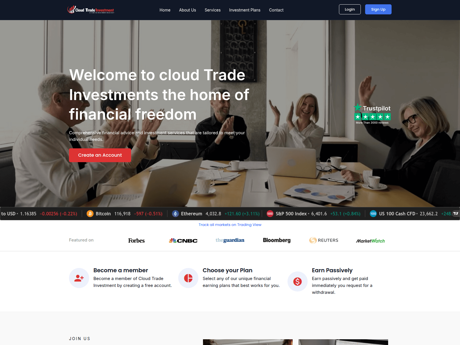 Screenshot of cloudtinvts.com