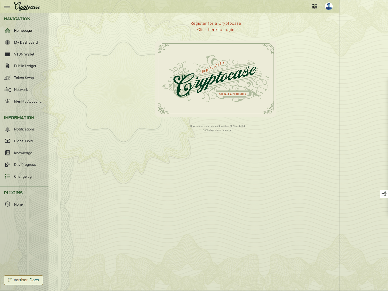 Screenshot of cryptocase.org