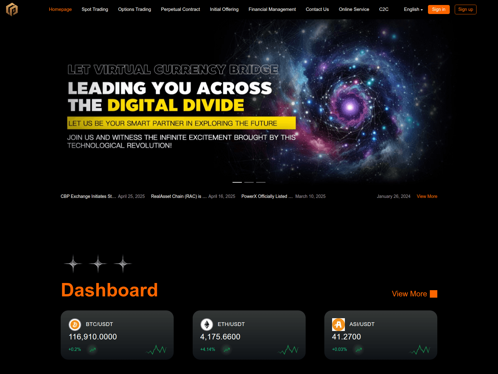 Screenshot of h5.coinbridge.me