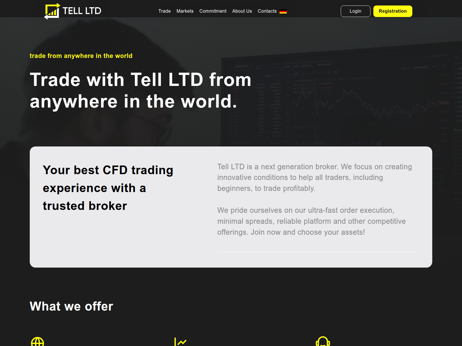 Screenshot of tellltd.com