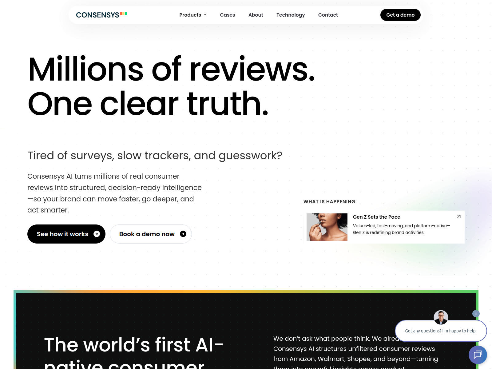 Screenshot of consensys.world