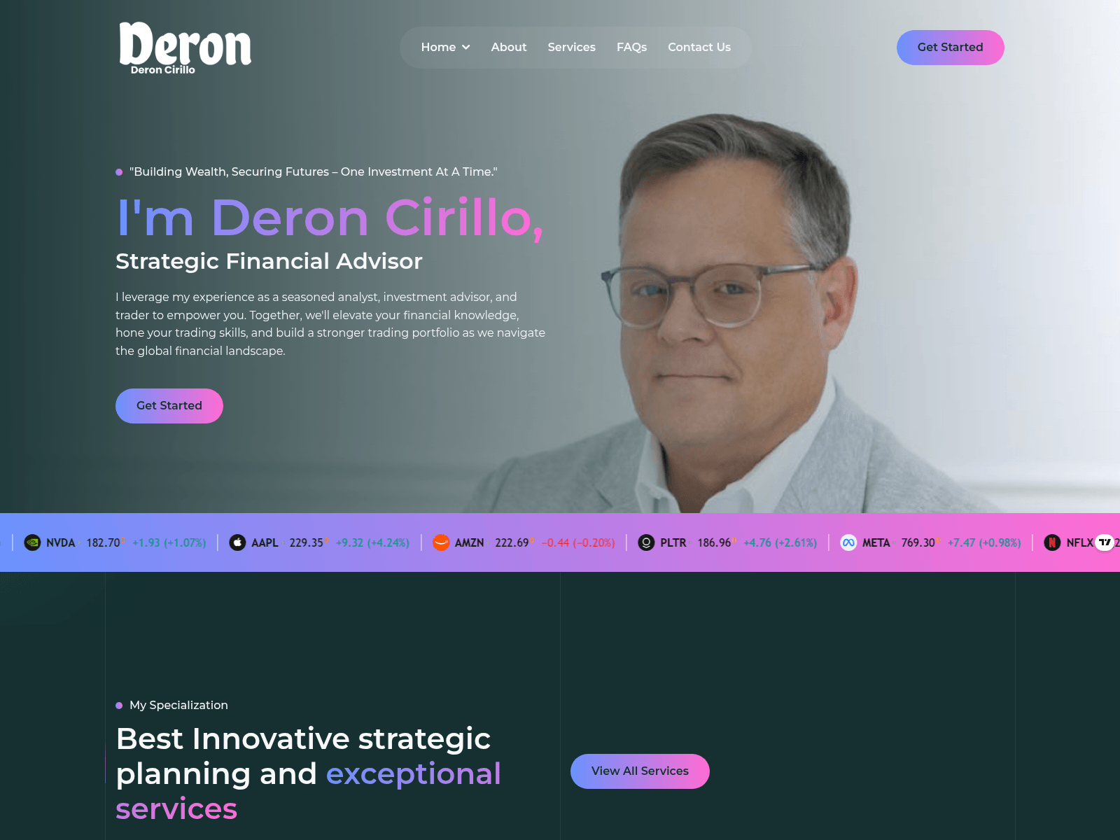 Screenshot of cirilloderon.com
