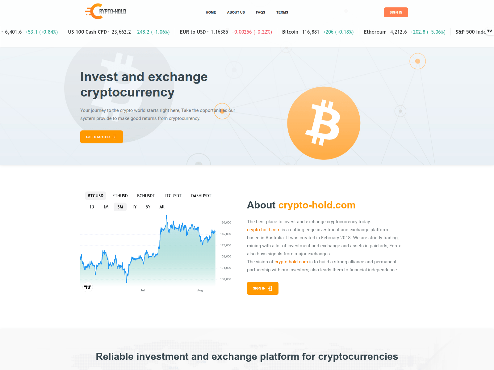 Screenshot of crypto-ax.com