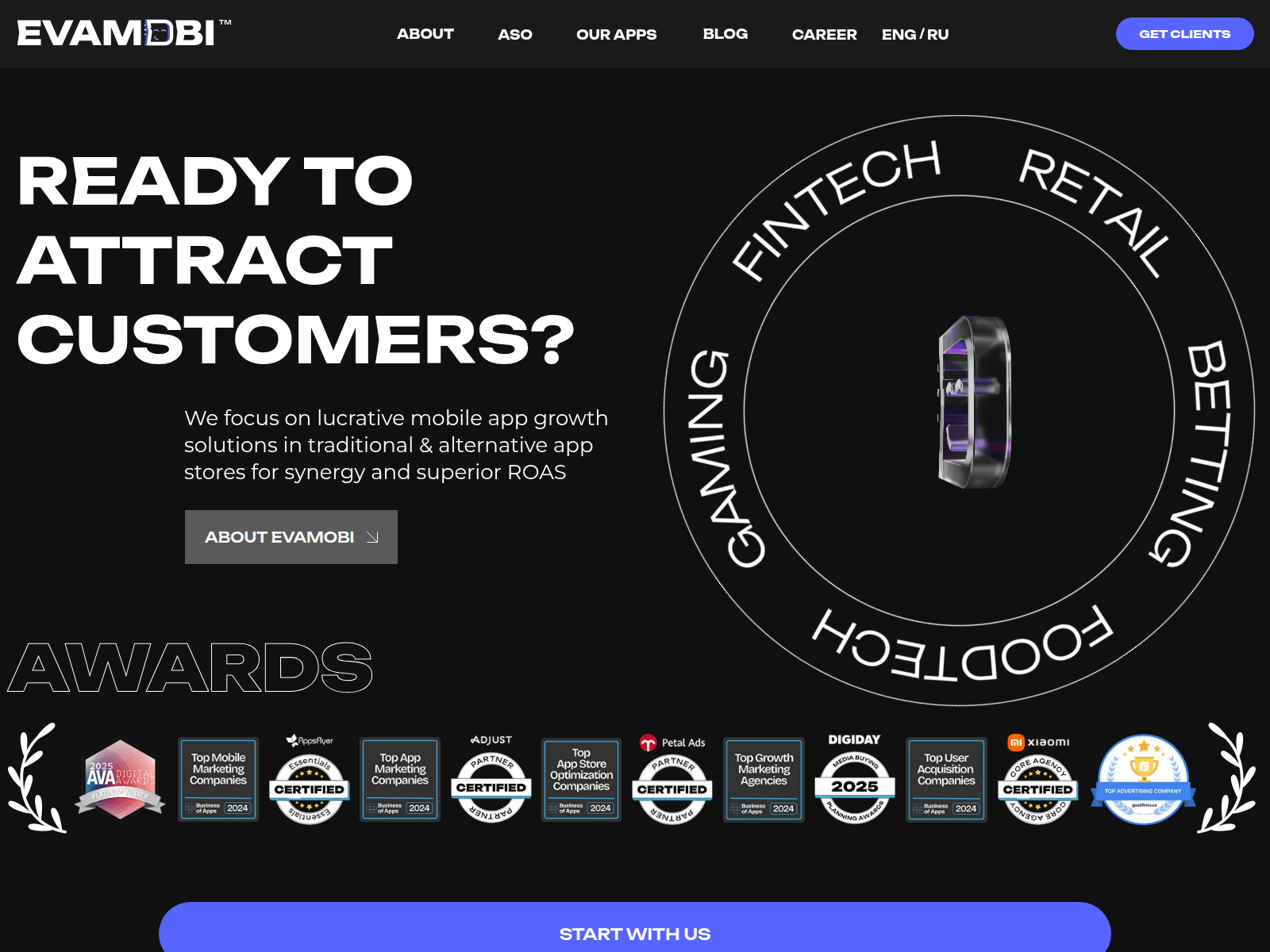 Screenshot of evamobi.com