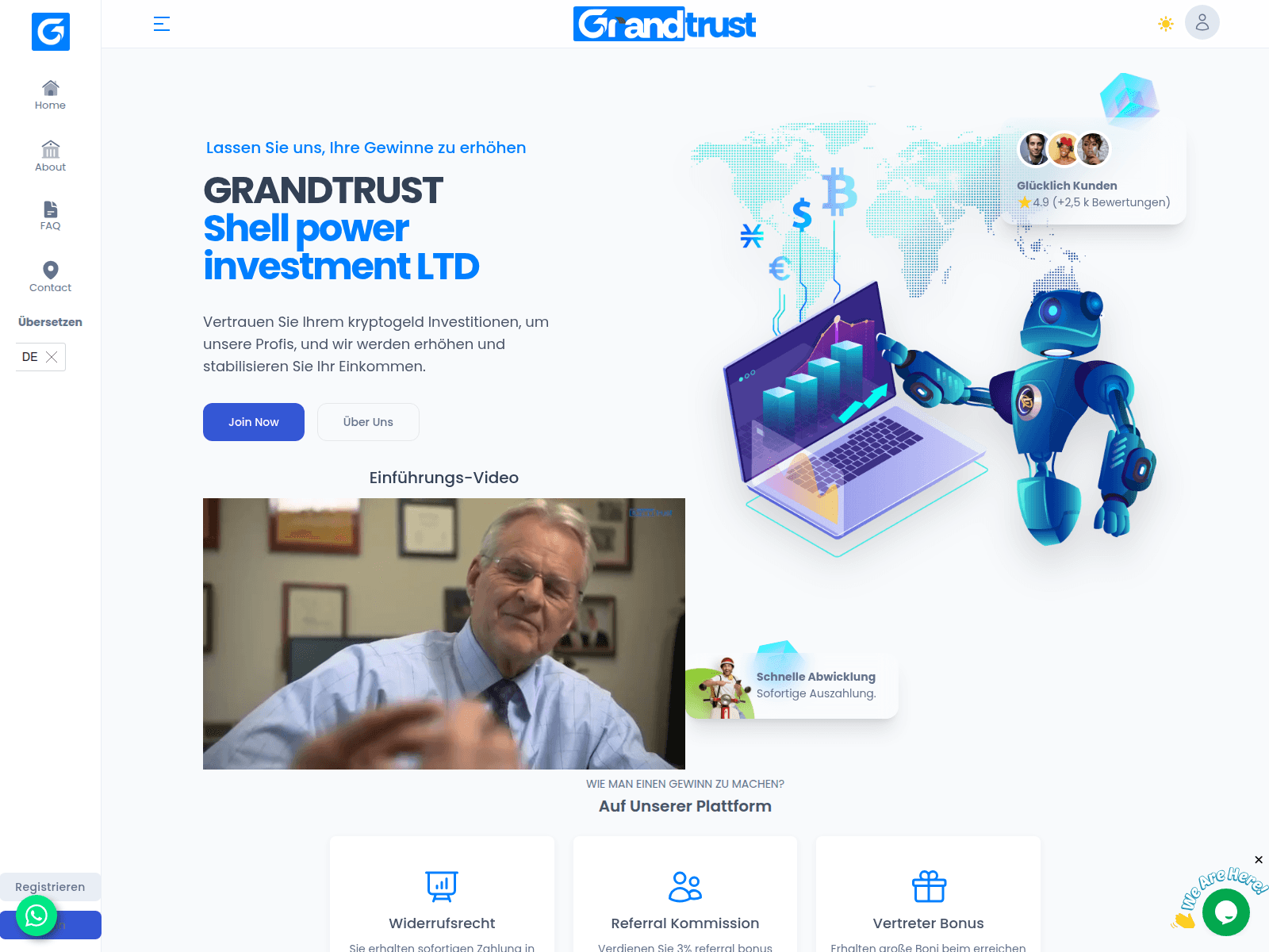 Screenshot of grandtrust.ltd