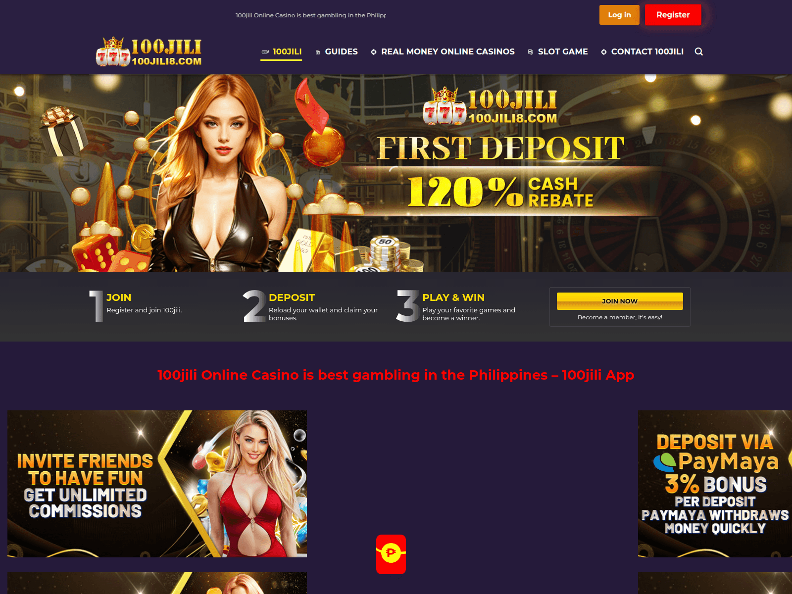 Screenshot of 100jili8.com