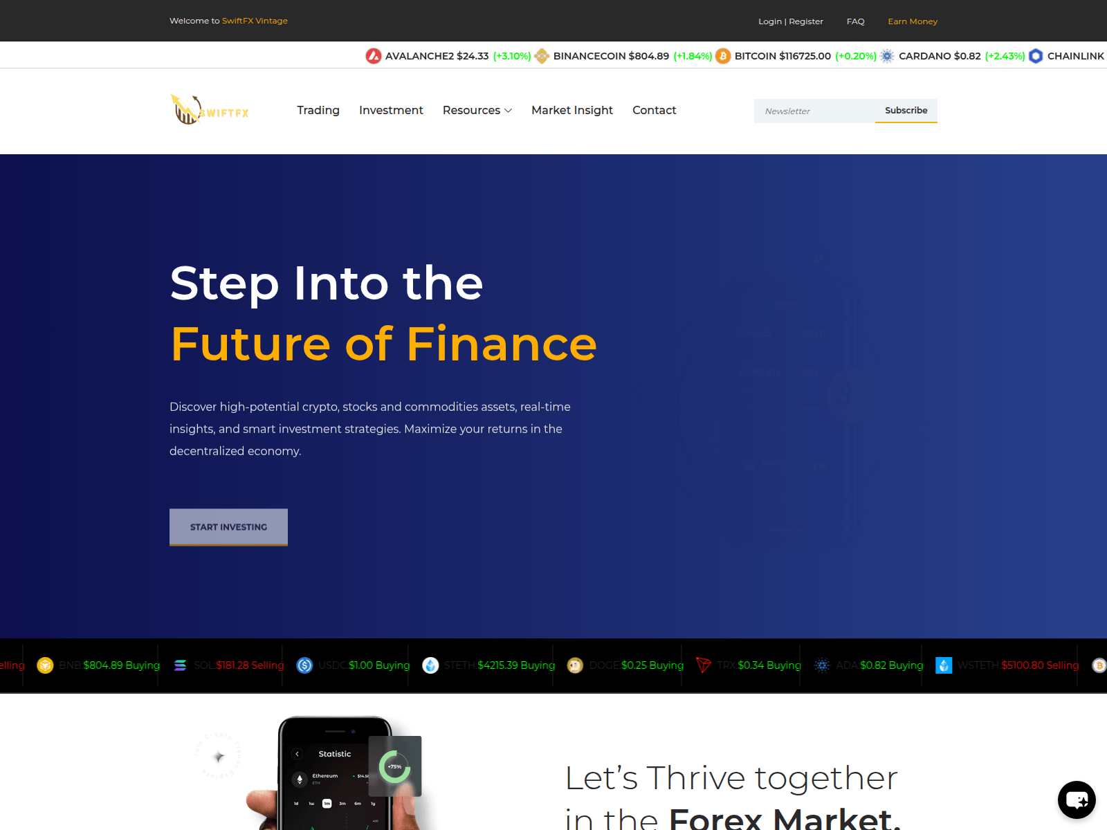 Screenshot of swiftfxvintage.com