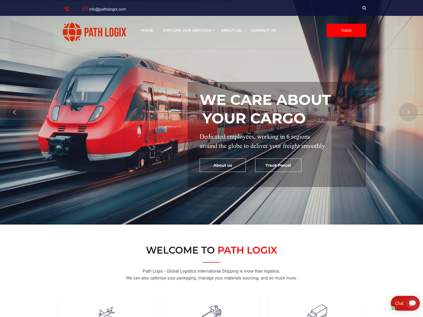 Screenshot of pathslogix.com