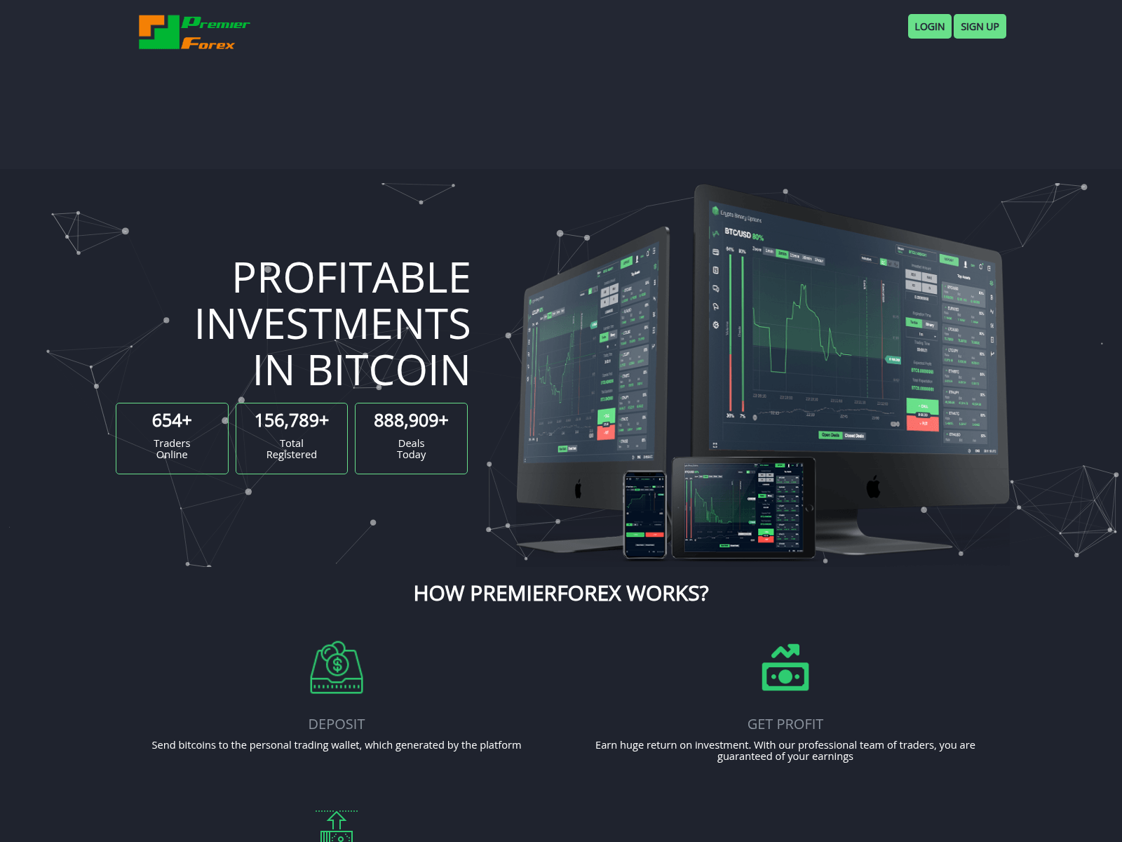 Screenshot of premierforex.net