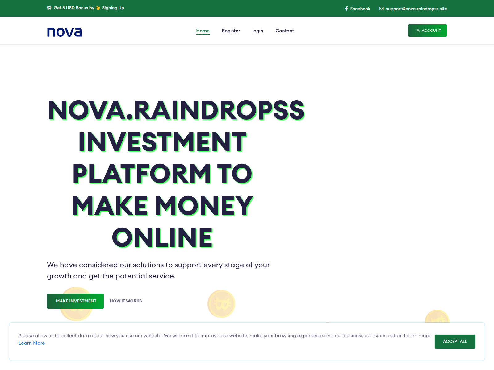 Screenshot of nova.raindropss.xyz