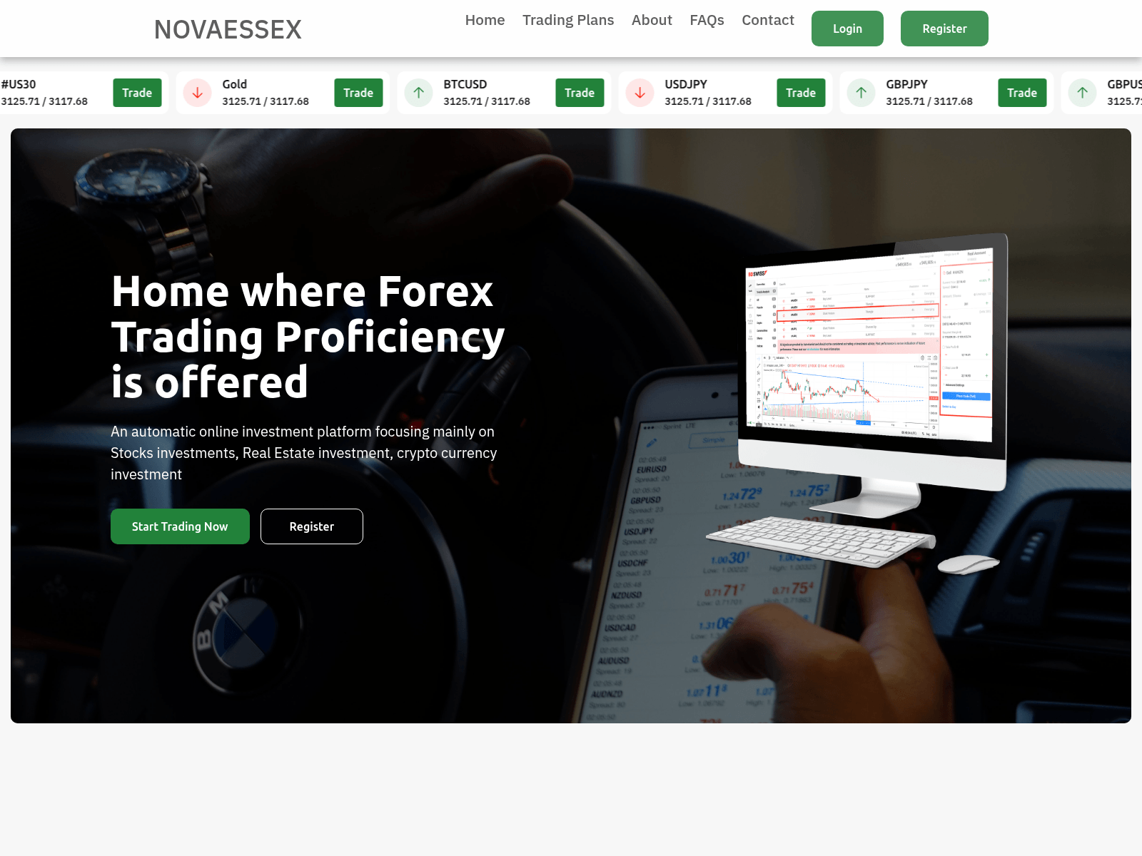Screenshot of novaessex.com