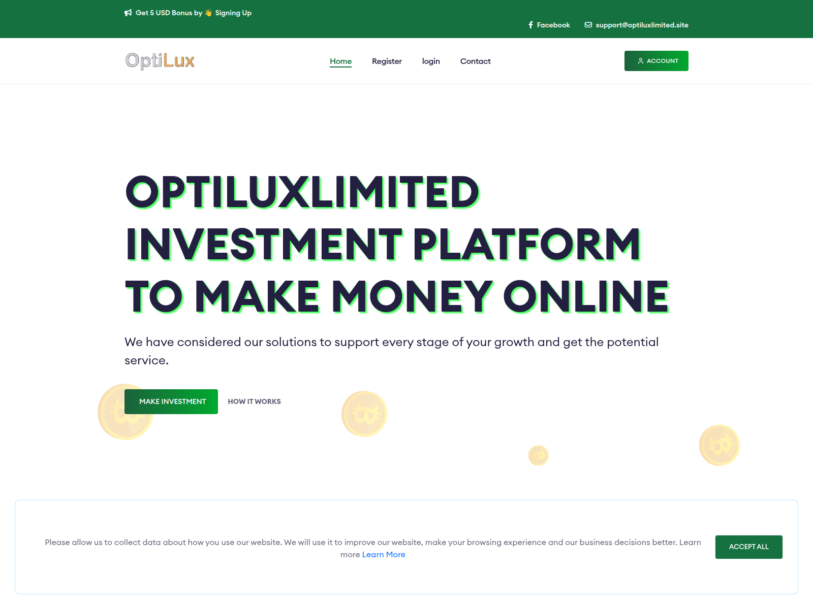 Screenshot of optilux.raindropss.xyz