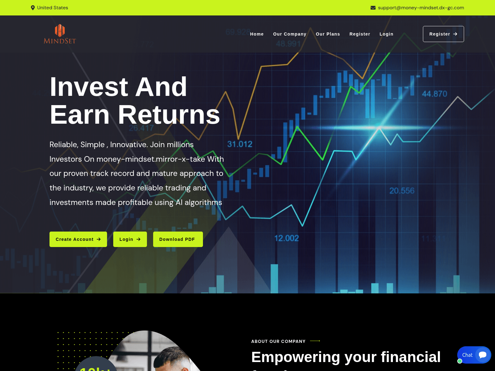 Screenshot of money-mindset.dx-gc.com