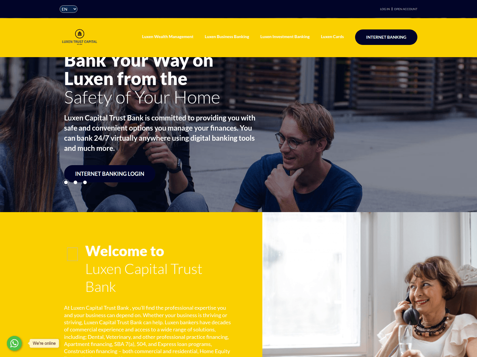Screenshot of luxentrustcapital.com.swiftfxcapitalhomes.com