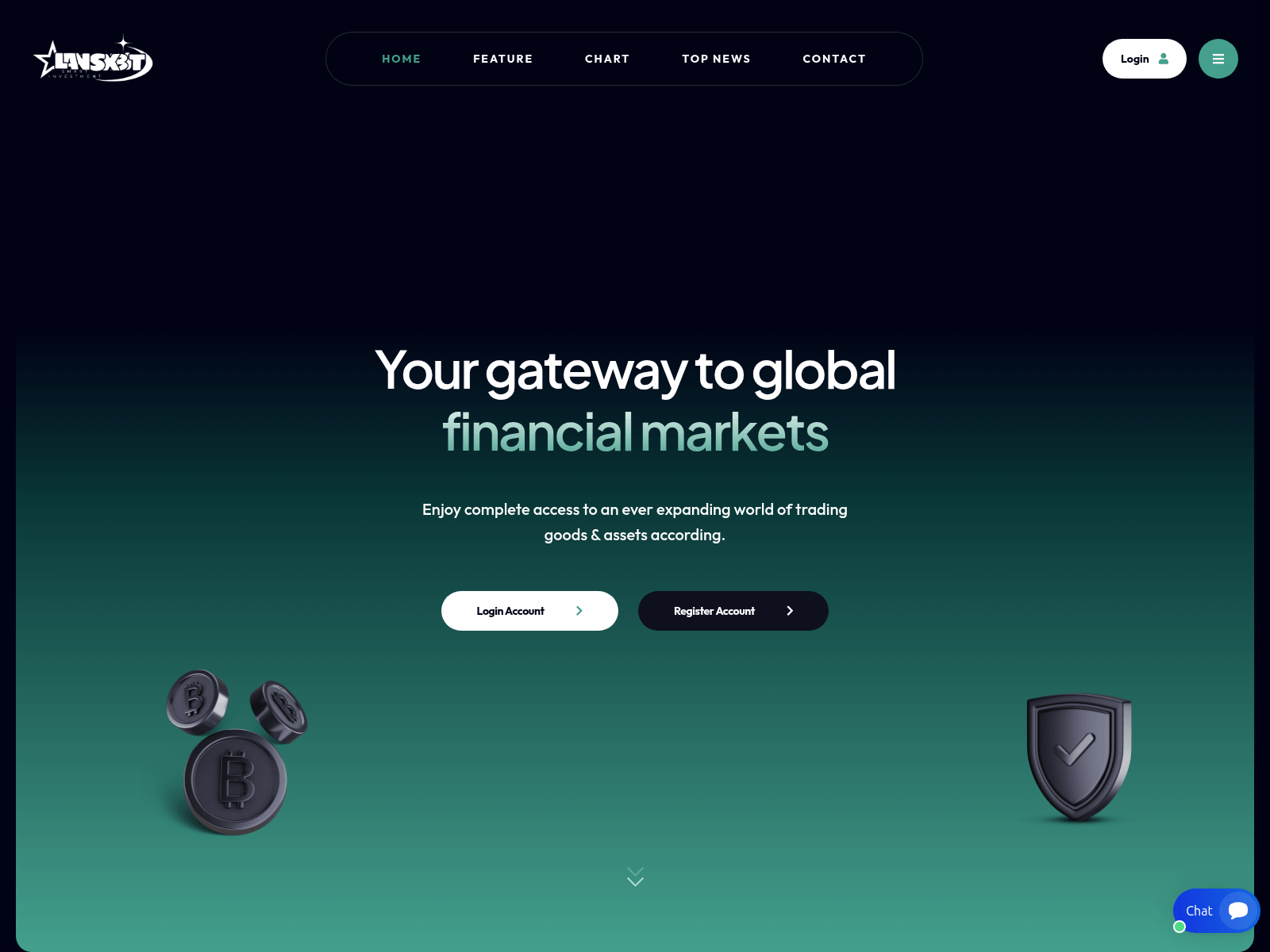 Screenshot of lansxbit.com
