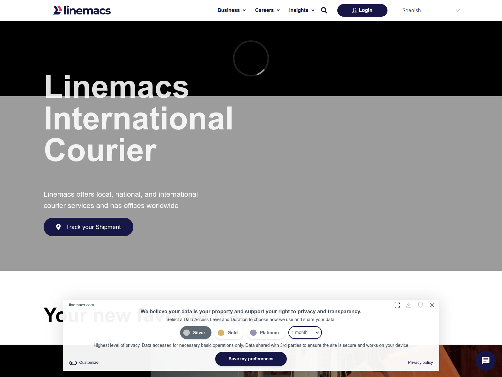 Screenshot of linemacs.com