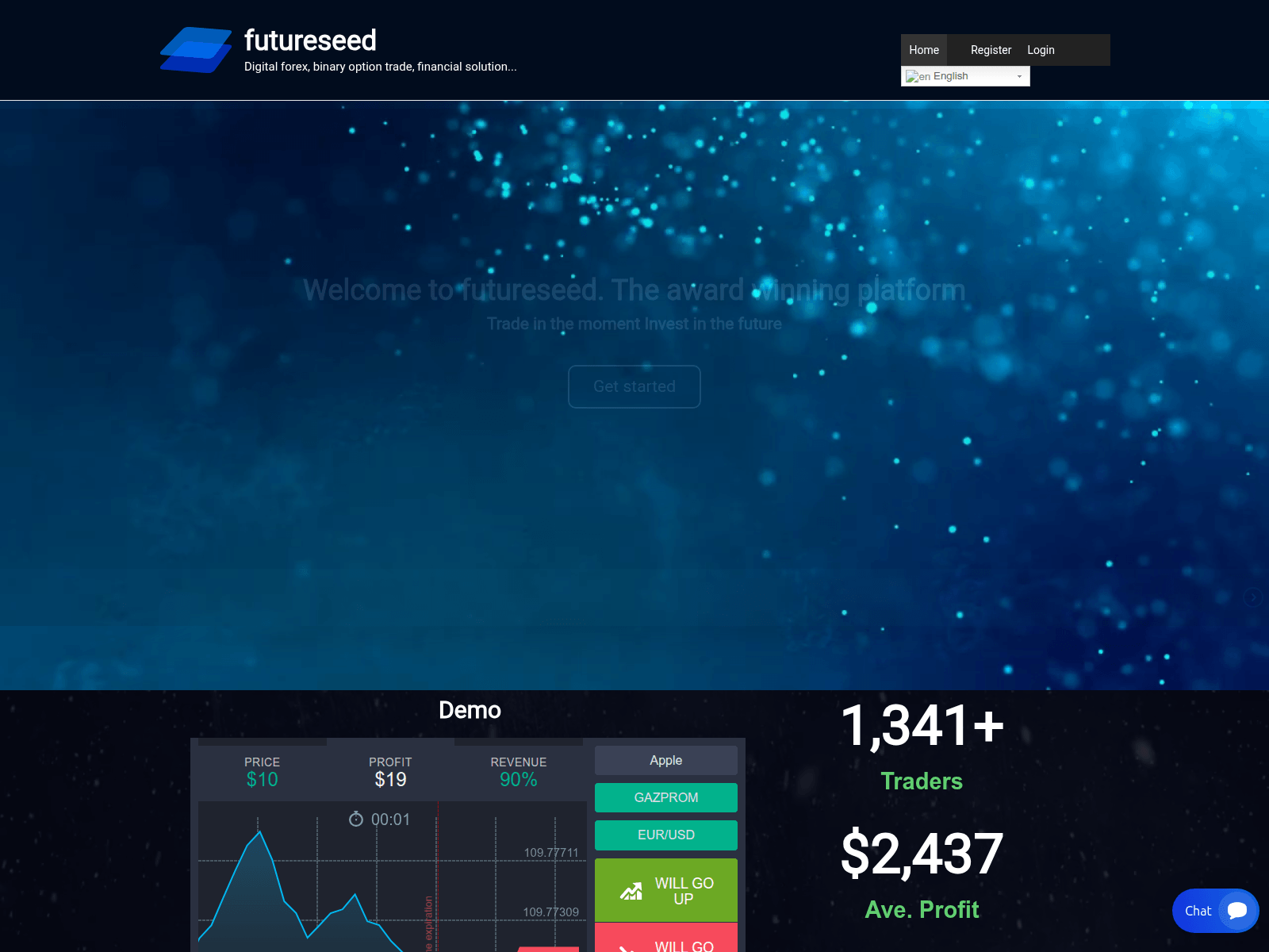 Screenshot of futureseed.onnetw.com