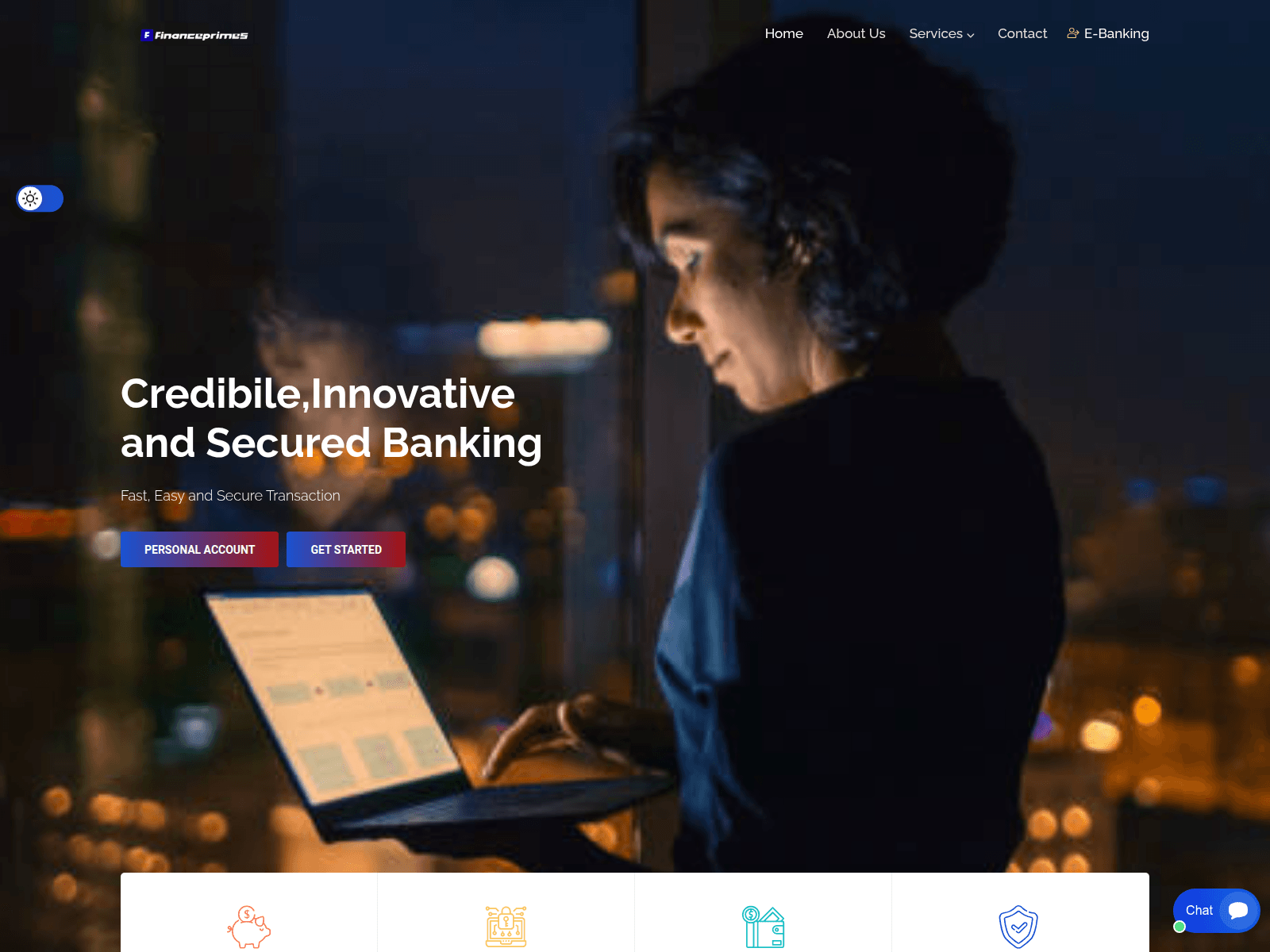 Screenshot of financeprimes.com