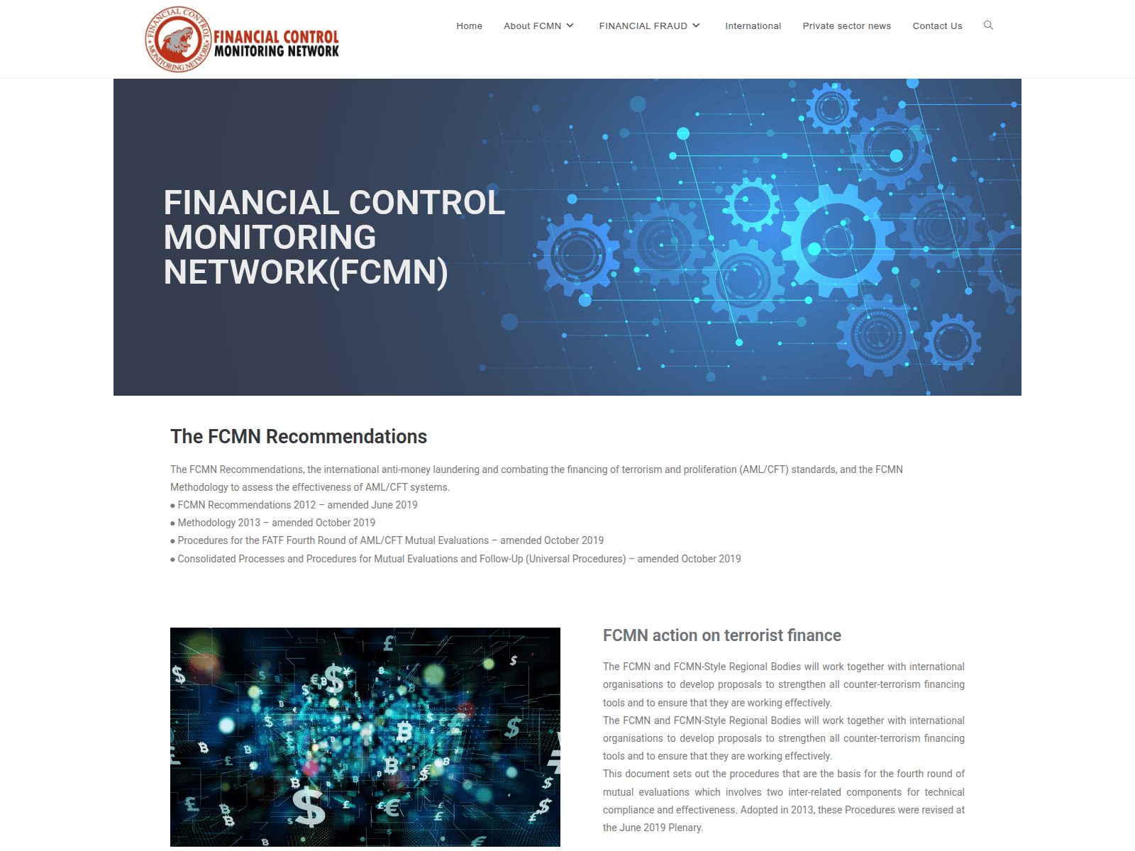 Screenshot of fcmnet.org
