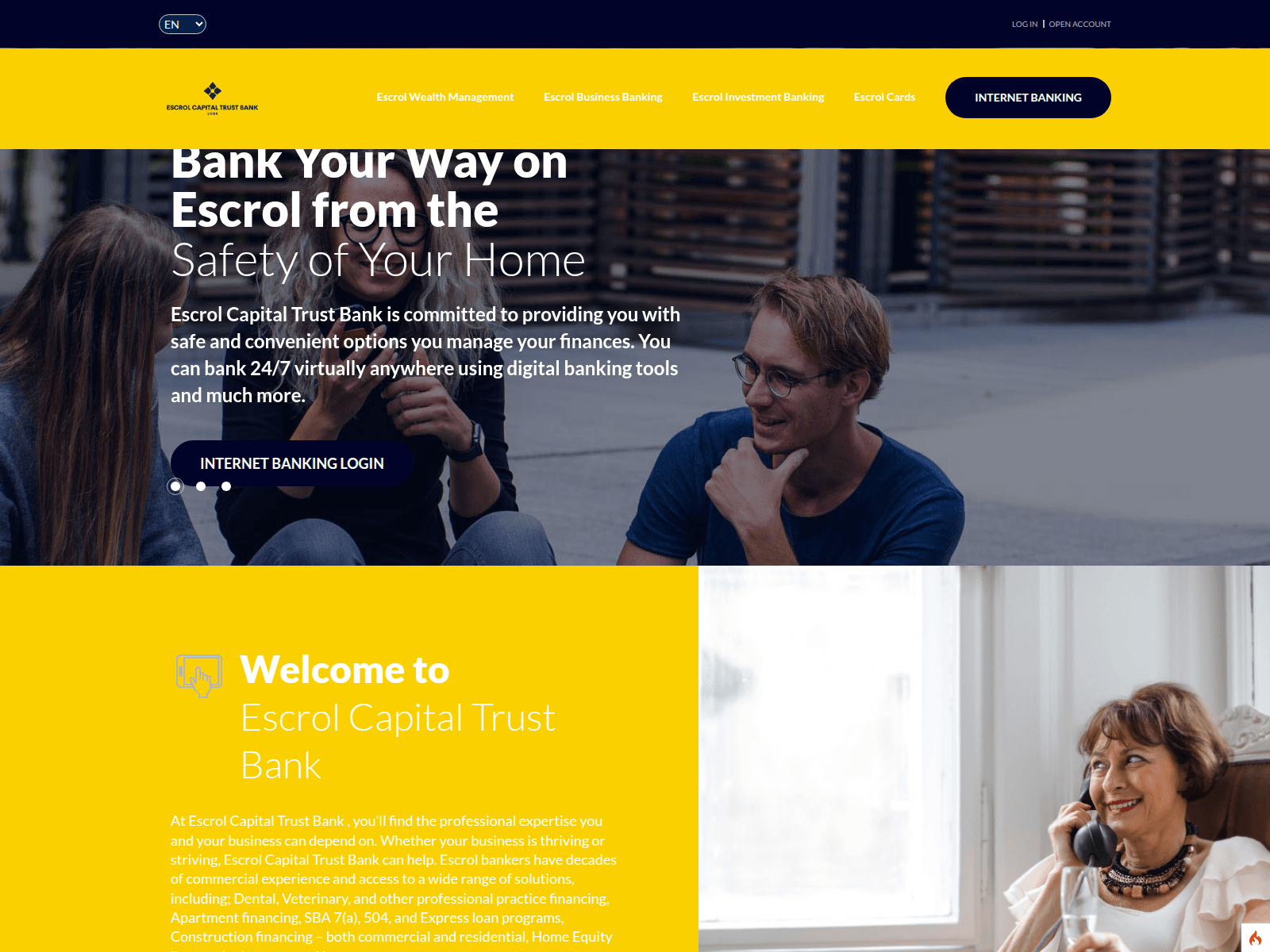Screenshot of escrolcapitaltrust.com