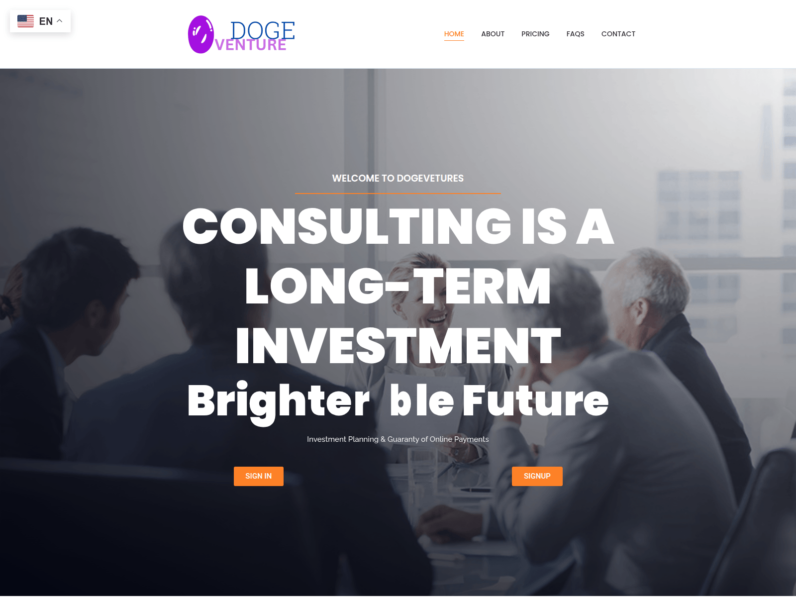 Screenshot of dogeventure.com