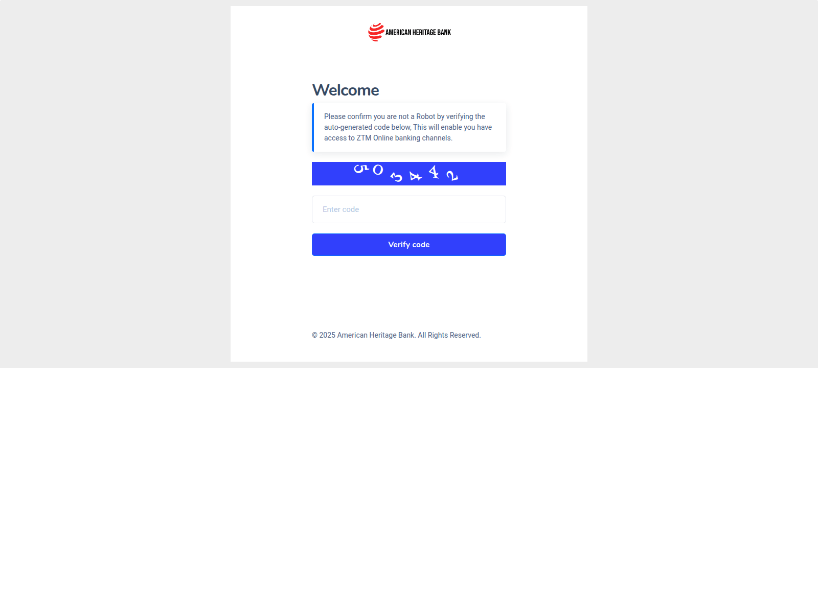 Screenshot of dashboard.americanheritageb.com