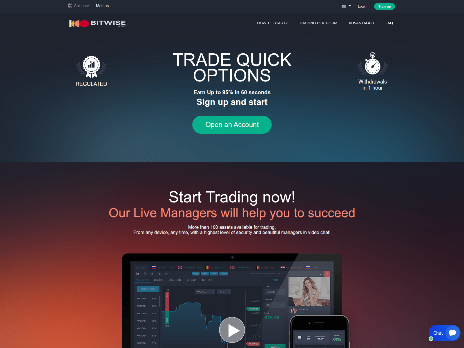 Screenshot of bitwiseinvest.biz