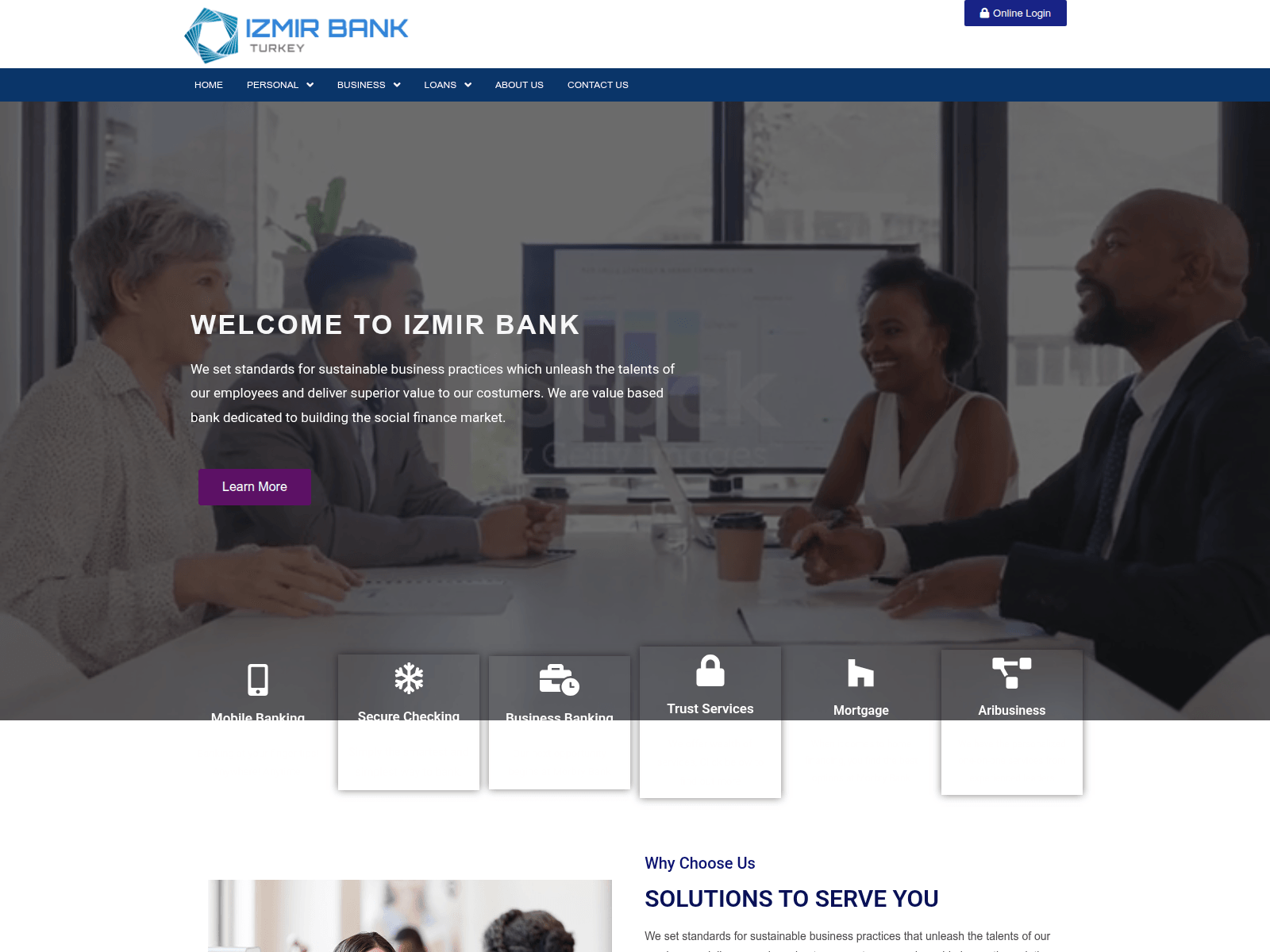 Screenshot of izmironlinetk.com