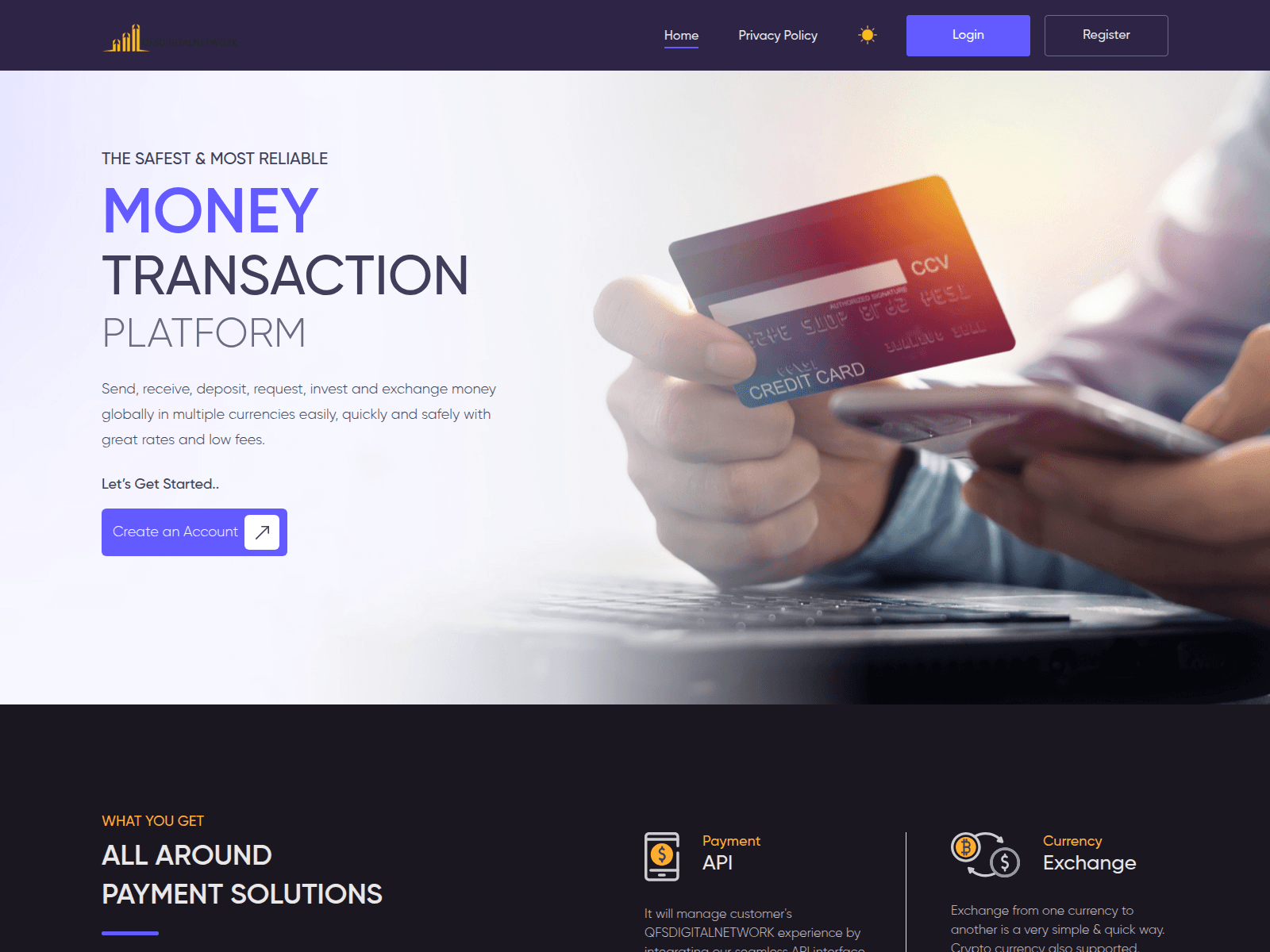 Screenshot of qfsdigitalnetwork.com