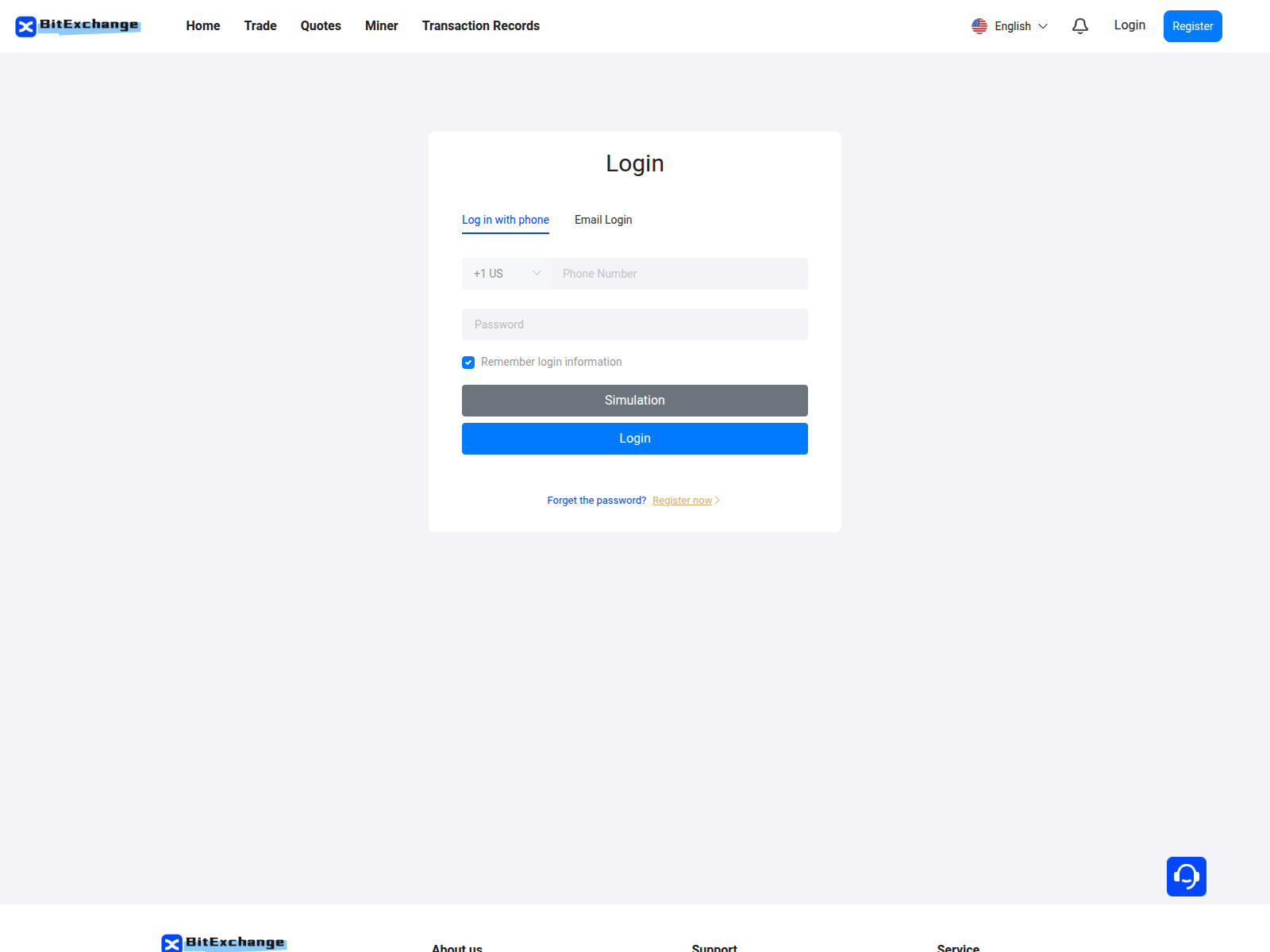 Screenshot of bitkuex-trade.com