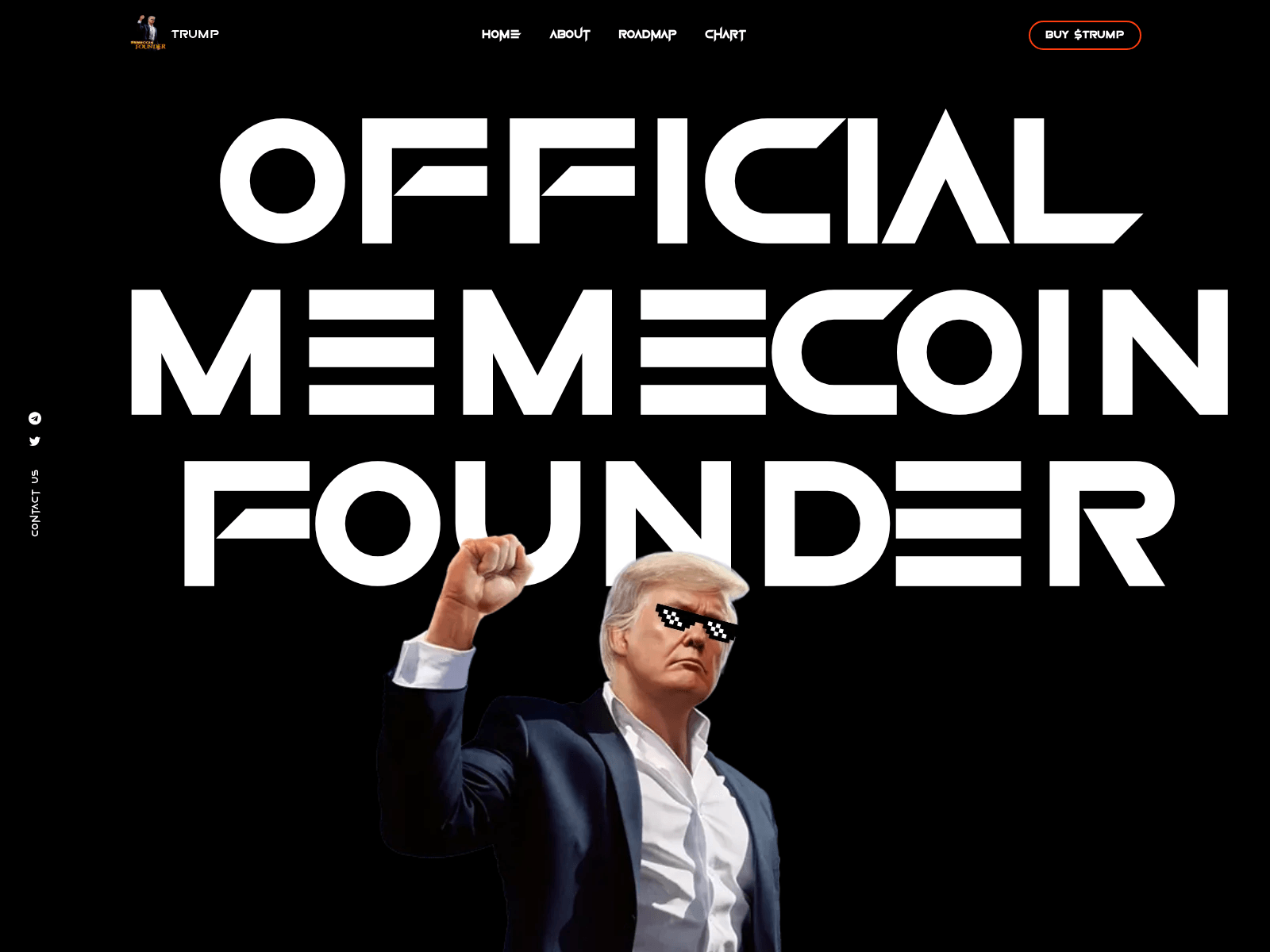 Screenshot of trumpxsol.com