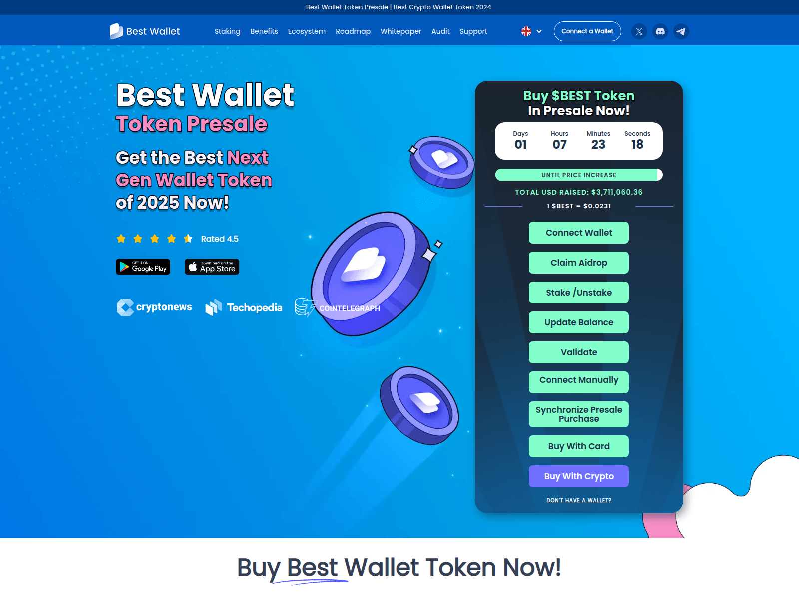 Screenshot of dashboard-bestwallet.firebaseapp.com