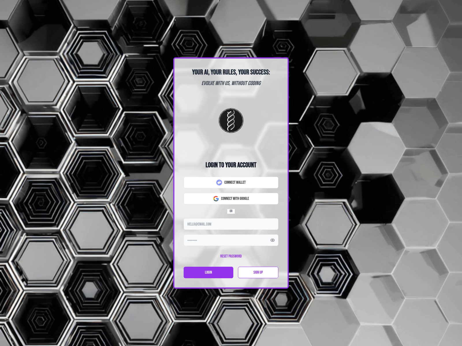 Screenshot of evolvai.app